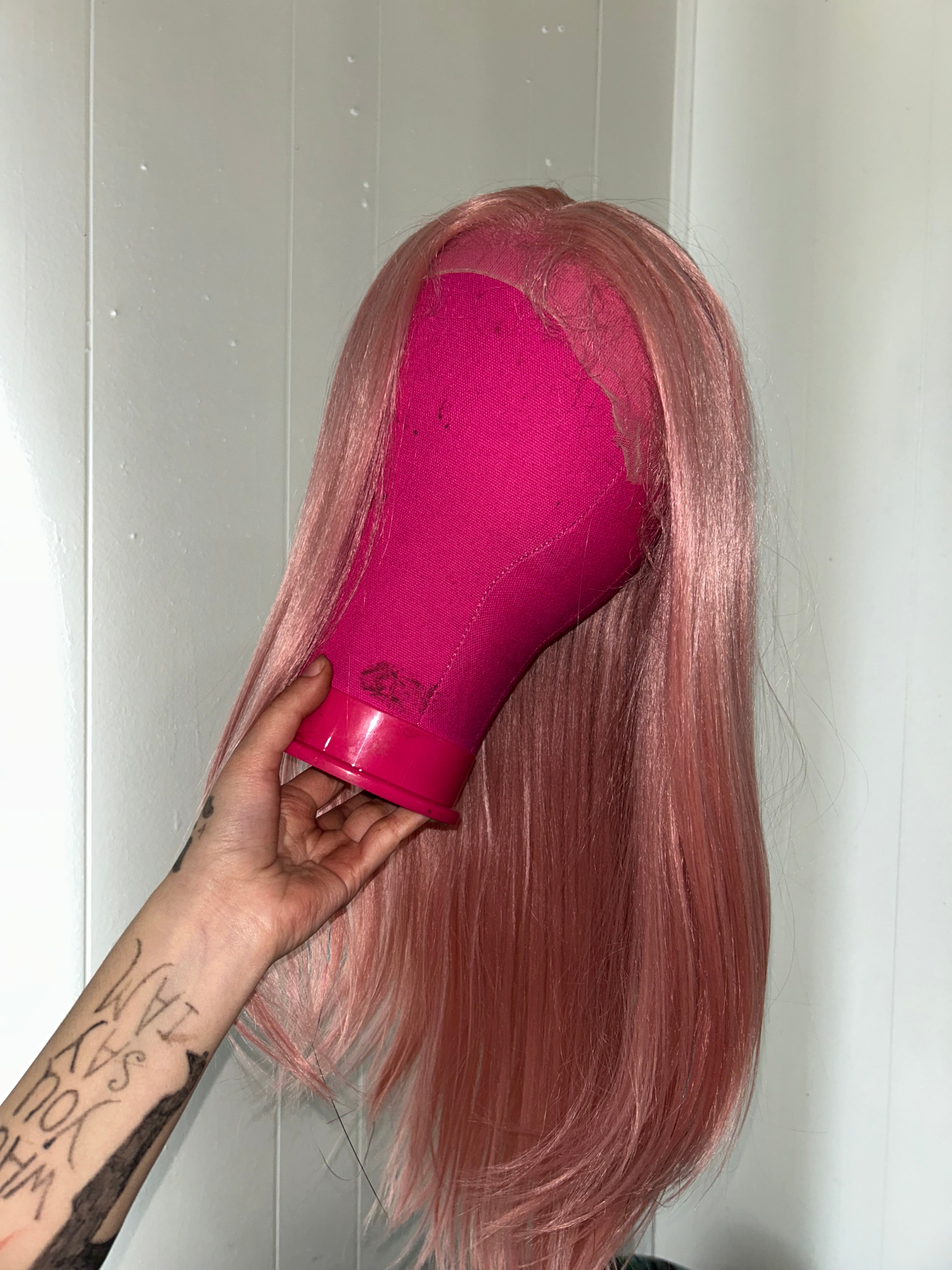 Pink glitter