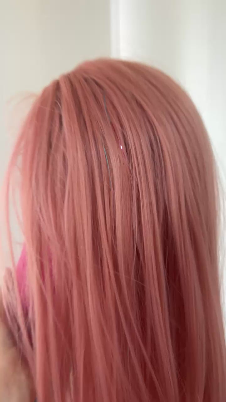 Pink glitter